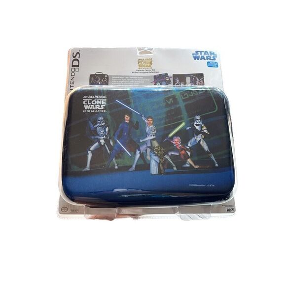 NEW STAR WARS JEDI ALLIANCE LARGE CARRYING CASE W/HANDLE FOR NINTENDO DSI XL M26 - Picture 1 of 2
